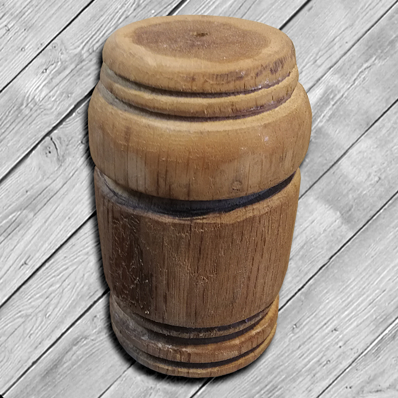 Salzstreuer aus Eichenholz